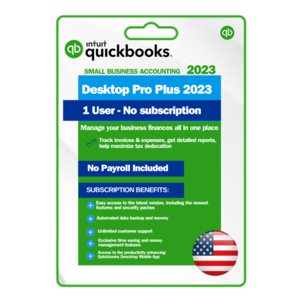 QuickBooks Desktop Pro PLus 2023 | Lifetime Activation | USA Version